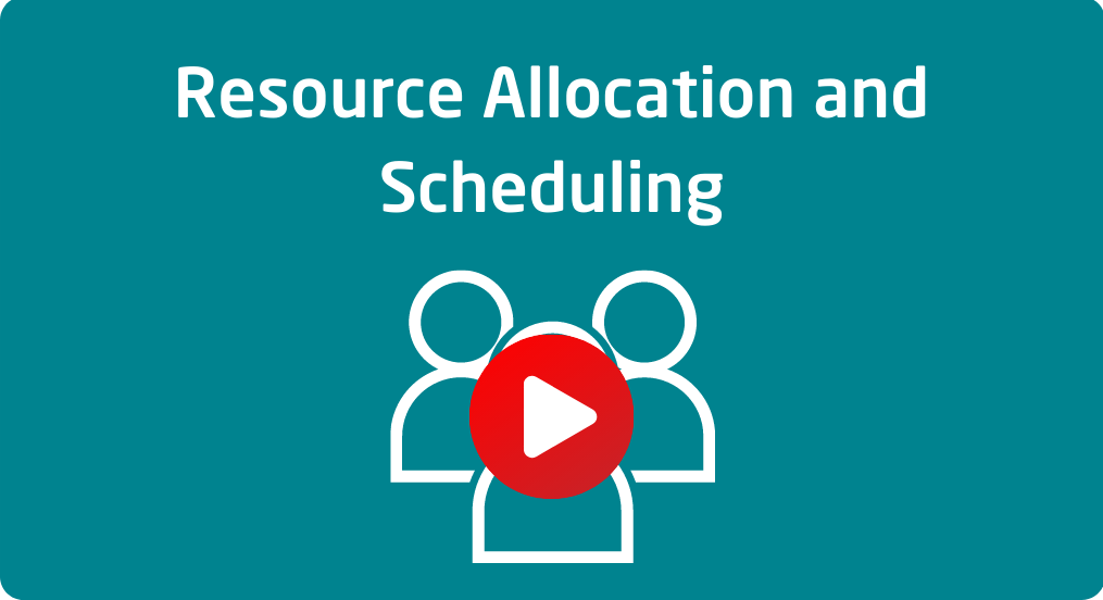 Resource allocation and scheduling