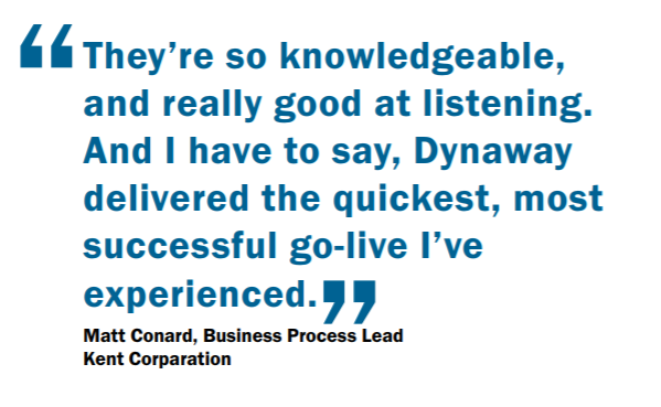 Quote from Matt Conard about his experience with Dynaway